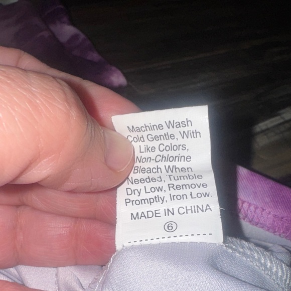 SHEIN Purple Tie-Dye Heart Mini Dress - Picture 6 of 7